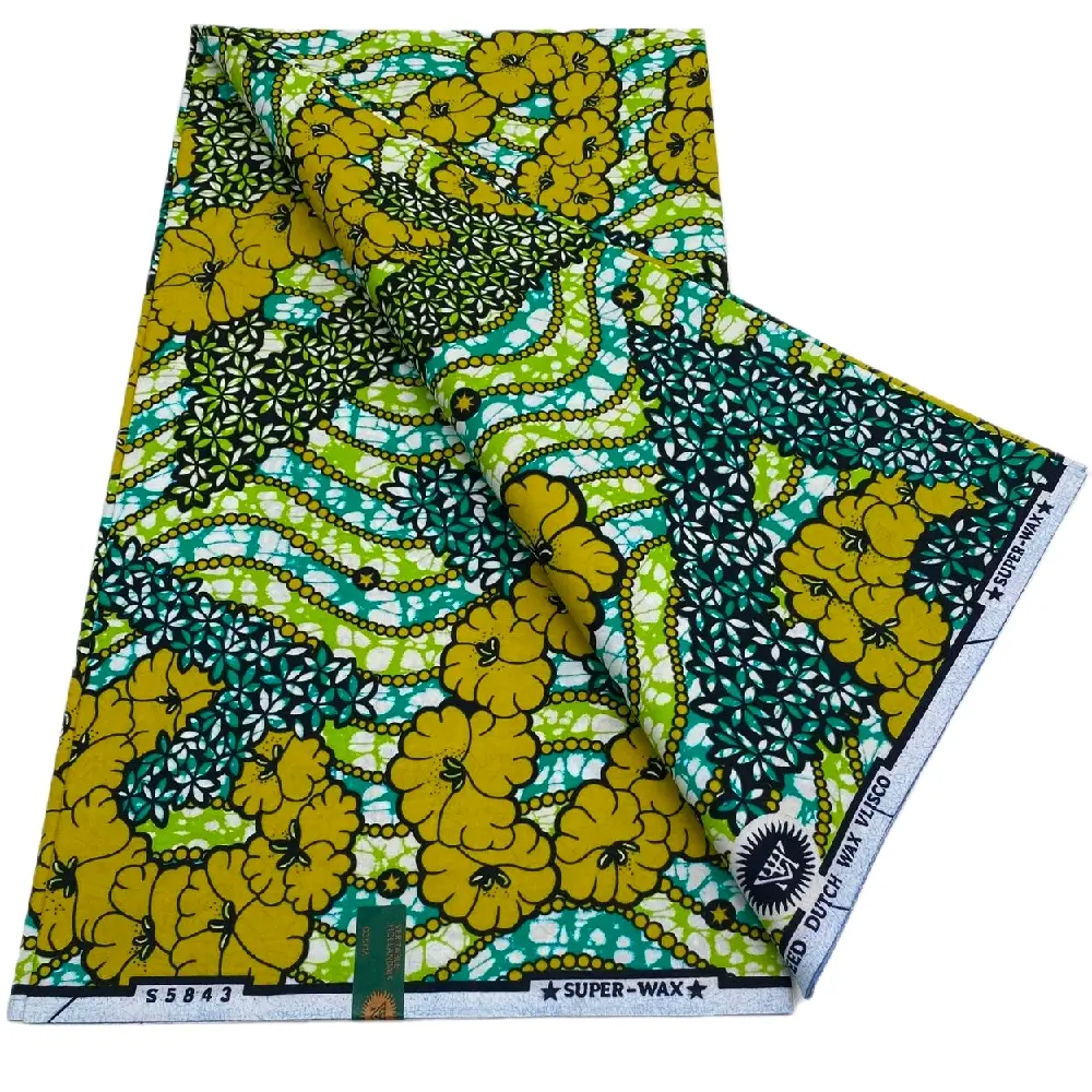 Authentic African Super 100%Cotton 6yards