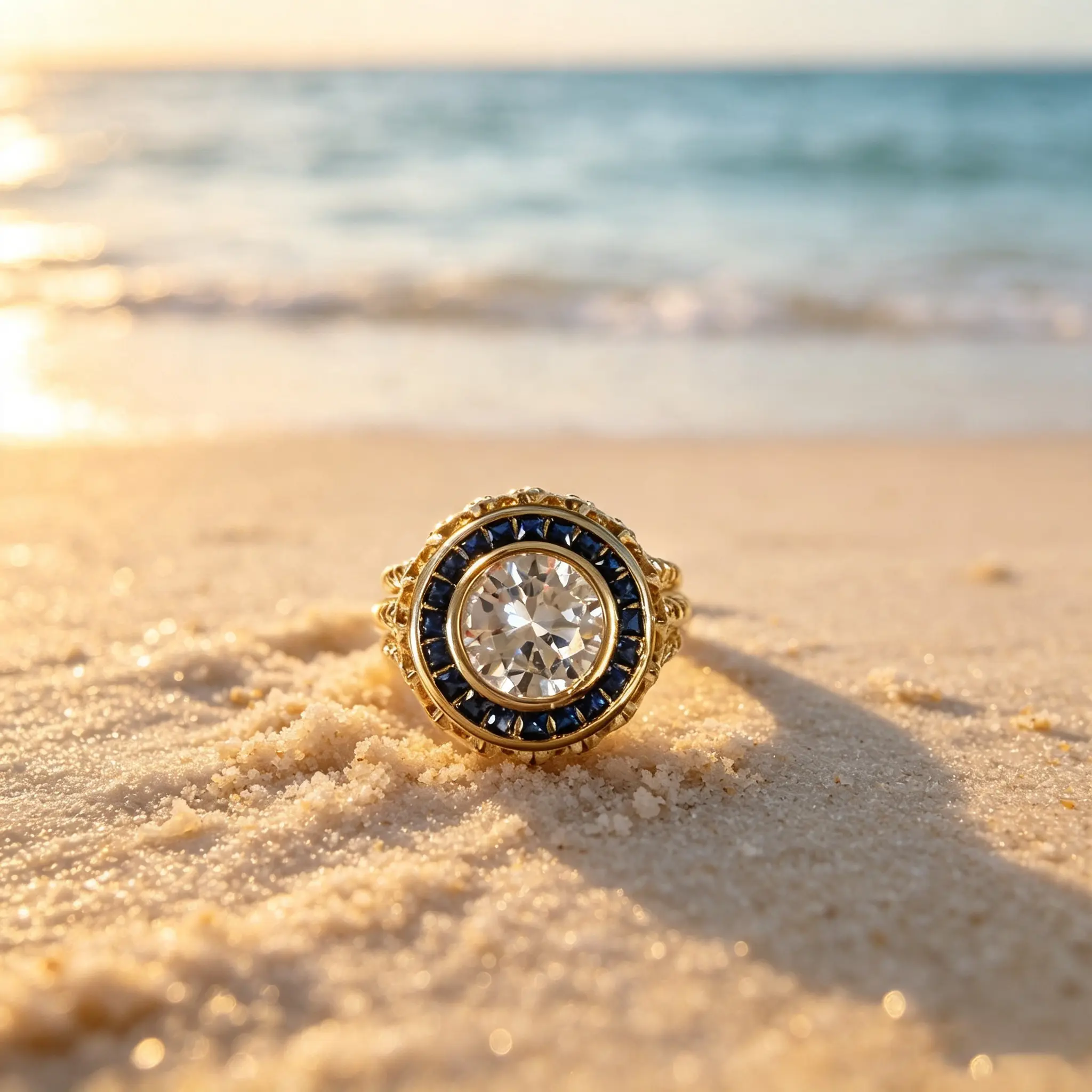 Victorian-style vintage cubic zirconia ring, twisted-cable cocktail ring, unisex vintage chunky ring—perfect as a slightly luxurious vintage gift for birthdays or anniversaries.