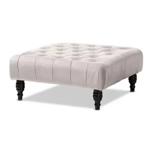 Baxton Studio Keswick Ottoman