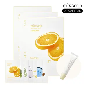 [mixsoon Official Shop] 30-Day Skin Commitment Set - Daily Hydrating Moisturizer, Balm & Face Mask Kit
