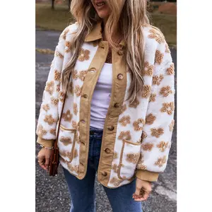 Faye Flower Button Jacket