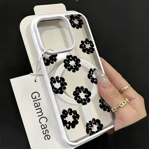 Abstract Floral Pattern Phone Case， Bohemian Mandala Style for iPhone 17 16 15 14 13 12 11 Plus Pro Max. Unique Gift.A17