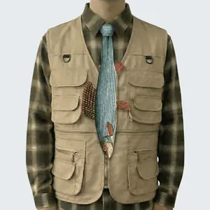 MUS637 Realistic Rainbow Trout Fish Tie – Funny Novelty Necktie for Men Fishing Gift, Best Funny Ties for Dad & Fishermen