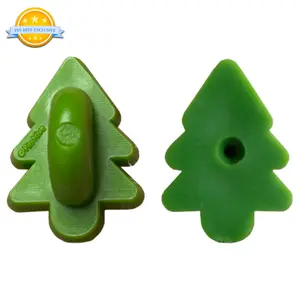 Green Tree - Rubber Pin Clutches (CH-13) (Pack of 6)