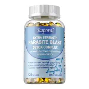 Buporai Dietary Soft Capsules, a blend of plant extracts, support gut health, 120 capsules, high potency, 1475mg.