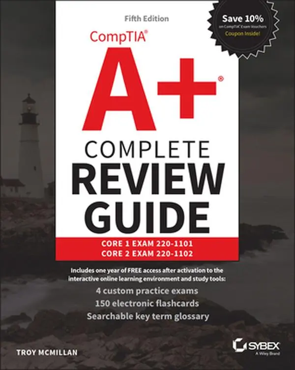 USED-Comptia A+ Complete Review Guide: Core 1 Exam 220-1101 and Core 2 Exam 220-1102 by McMillan, Troy (Paperback)