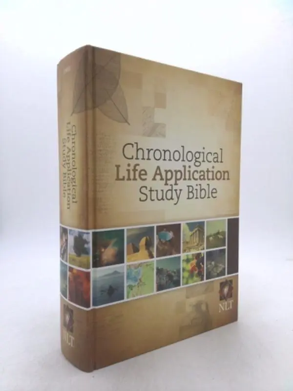 USED Book - Chronological Life Application Study Bible-NLT by New Living Translation (Hardcover) - english
