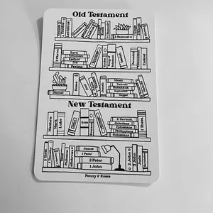Books of the Bible Reading Tracker Bookmark | Reading Goal Tracker | Habit Tracker | Reading List Bookmark | Booktok | Booksih | Christmas Gift and Stocking Stuffer for Christian