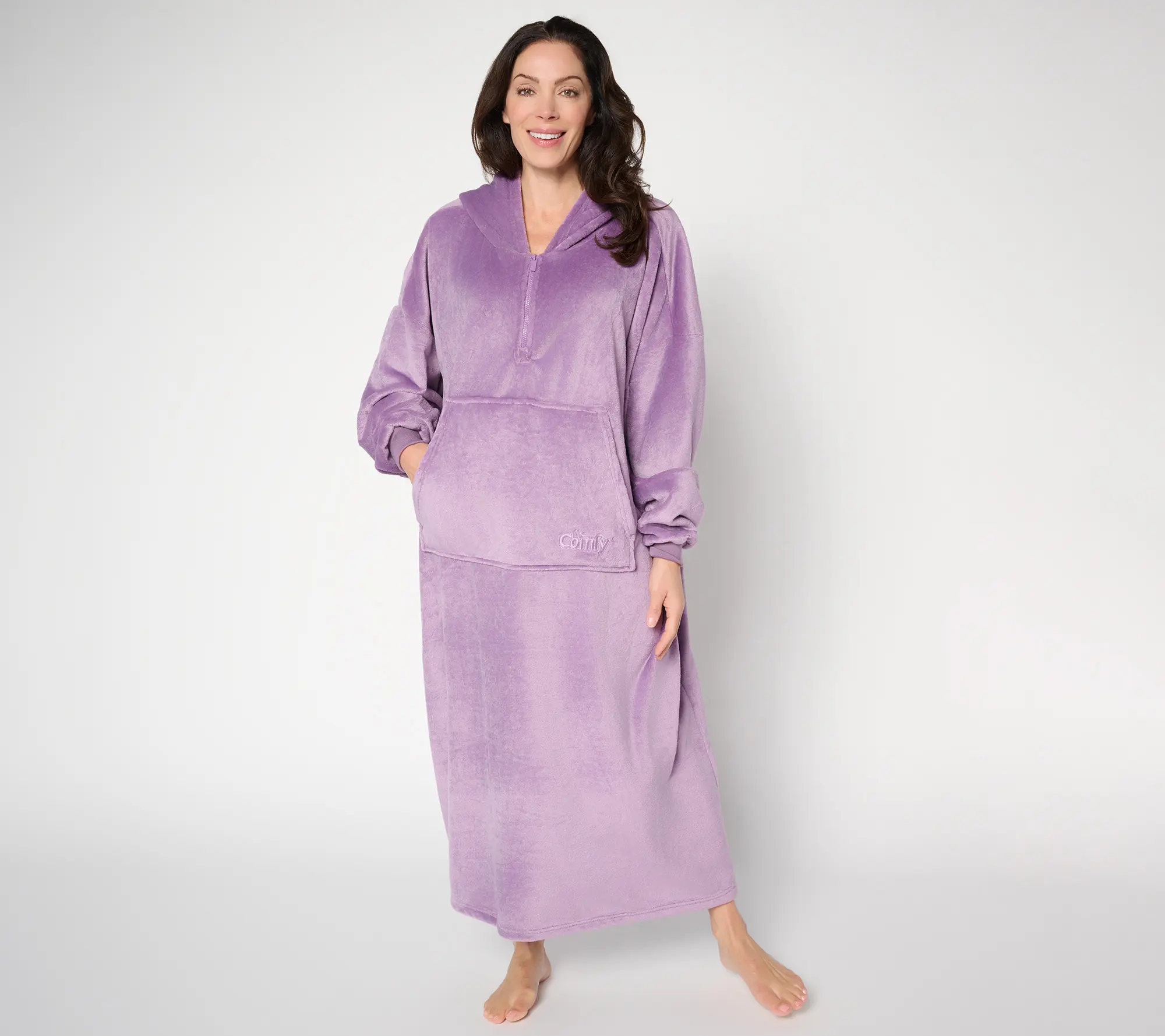 The Comfy Dream Long Quarter Zip Wearable Blanket