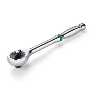 #fathersdaygift SK Drive Ratchet Handle, 216-Position 6 Pawl Ratchet, with Quick-Release Button, Premium CR-V Construction, with Contoured Handle