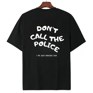 Summer and Spring Dont Call The PoliceT-Shirt Motorcycle T-Shirt- Casual T-Shirt for Men and Women - Soft Cotton Comfortable Everyday Wear T-Shirt