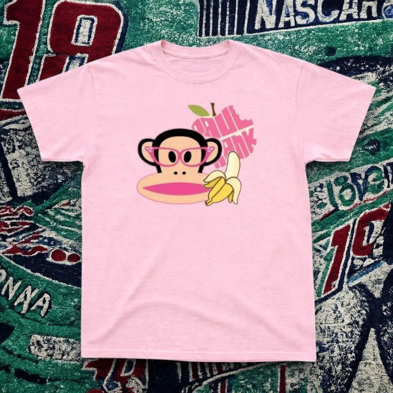 Julius Monkey Graphic Baby Tee – Y2K Vintage Cartoon Aesthetic Top