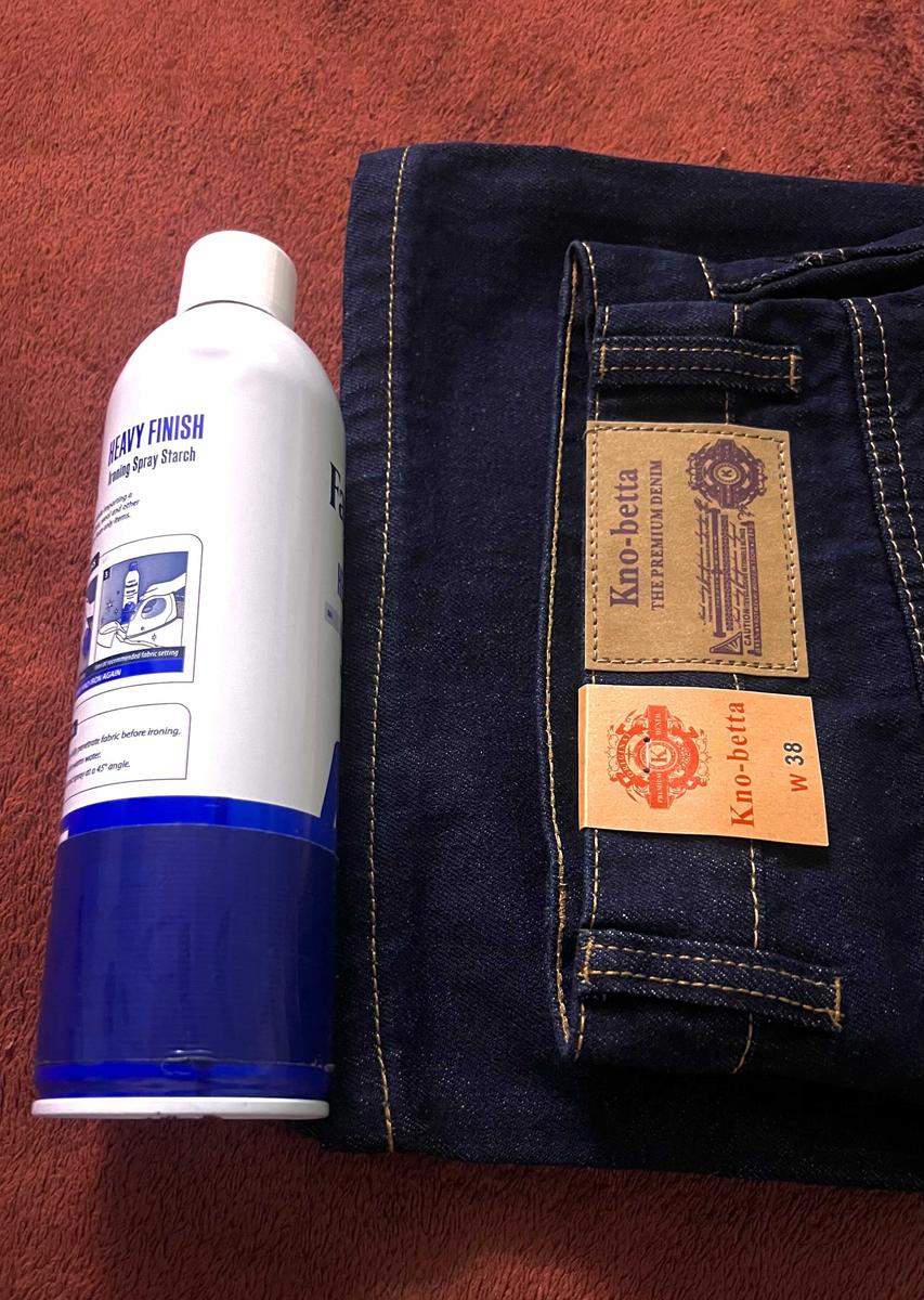 Item: Raw Blue, 38 X 30