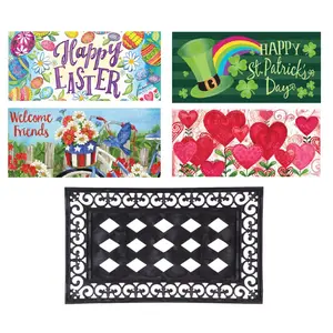 Evergreen Sassafras Spring and Summer Mats, Set of 5