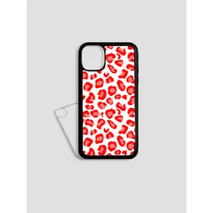 Cheetah Print (Red) Phone Case