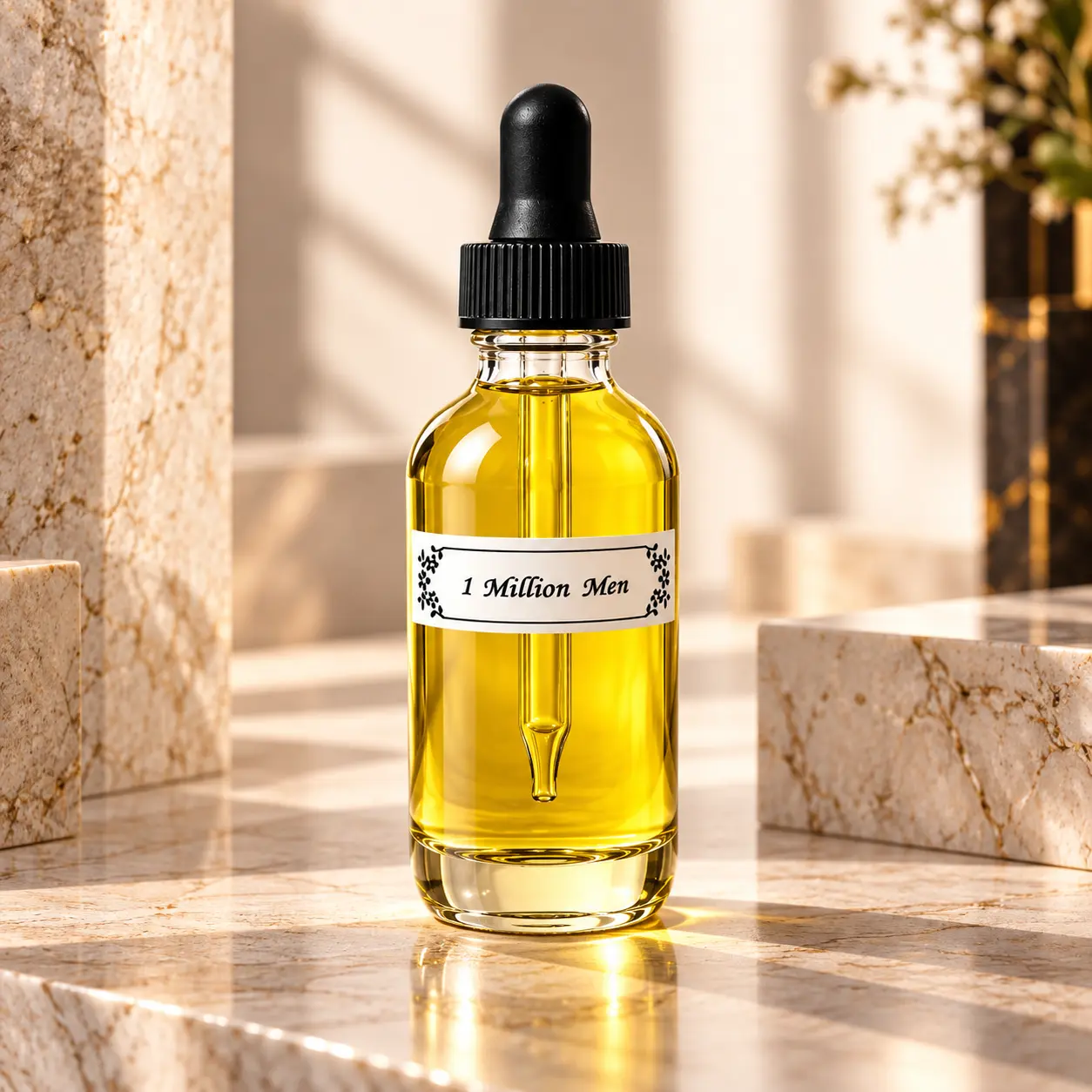 1 Million- Perfume Oil for Men – Long-Lasting Concentrated Fragrance – Warm, Sweet, Spicy & Leathery Scent
