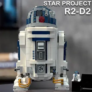 Ucs 1190 Piece Brick Model Set, Rebel R2-D2 Robot Building Toy, War Theme Birthday Wars Gift, Compatible with 05043