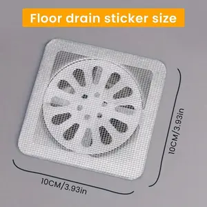 10/20/30 Pack,Disposable Shower Drain Cover 30 PCS, 4" X 4" Square Mesh for Human & Pet Bathrooms, Laundries, Bathtubs, Kitchens & Sinks - Cleaning