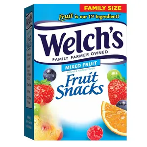 Welch's Fruit Snacks, Mixed Fruit Snack Box, Gluten Free, 0.8oz Snack Packs (Pack of 40)