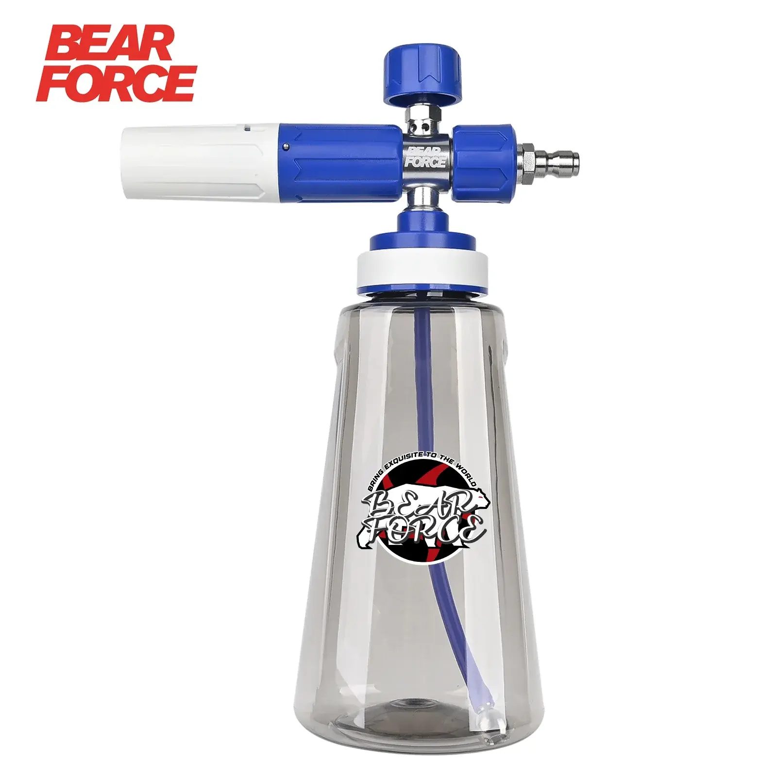 Blue Upgraded Pressure Washer Foam Cannon - 1/4” Quick Connect, Car Foam Sprayer, Foam Lance Blue Upgraded Pressure Washer Foam Cannon - 1/4” Quick Connect, Car Foam Sprayer, Foam Lance