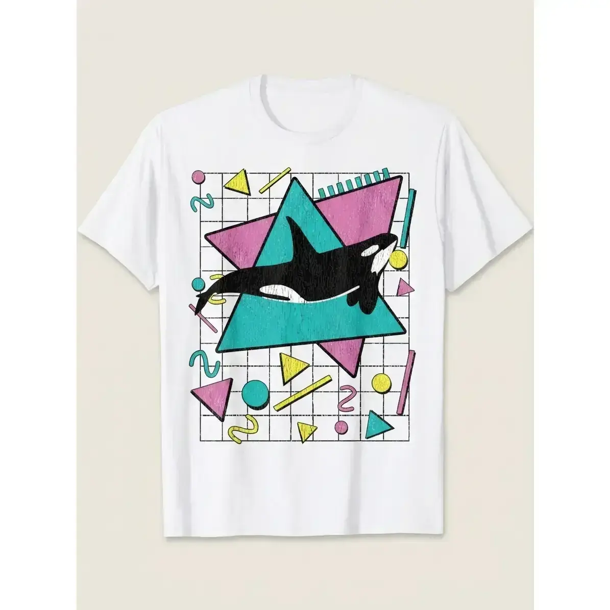 Orca Killer Whale Vintage 90s Retro 1990s Aesthetic Vibes T-ShirtBuffalo Outfit1