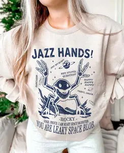 Project Hail Mary Sweatshirt, Booklover Shirt, Bookish Shirt, Book Lover Reader, Casual Wear, Classic Fit, Printed Crewneck Sweatshirt