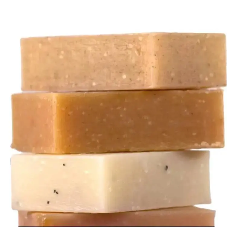 Fox Hollow Farm Sandalwood Soap - Moisturizing, Alcohol Free, 1 Bar, 2 Bars, or 3 Bars - Suitable for Adults & Children - Body Care Organic Coconut Olive Shea Cleansing Comfort  Skin Repair
