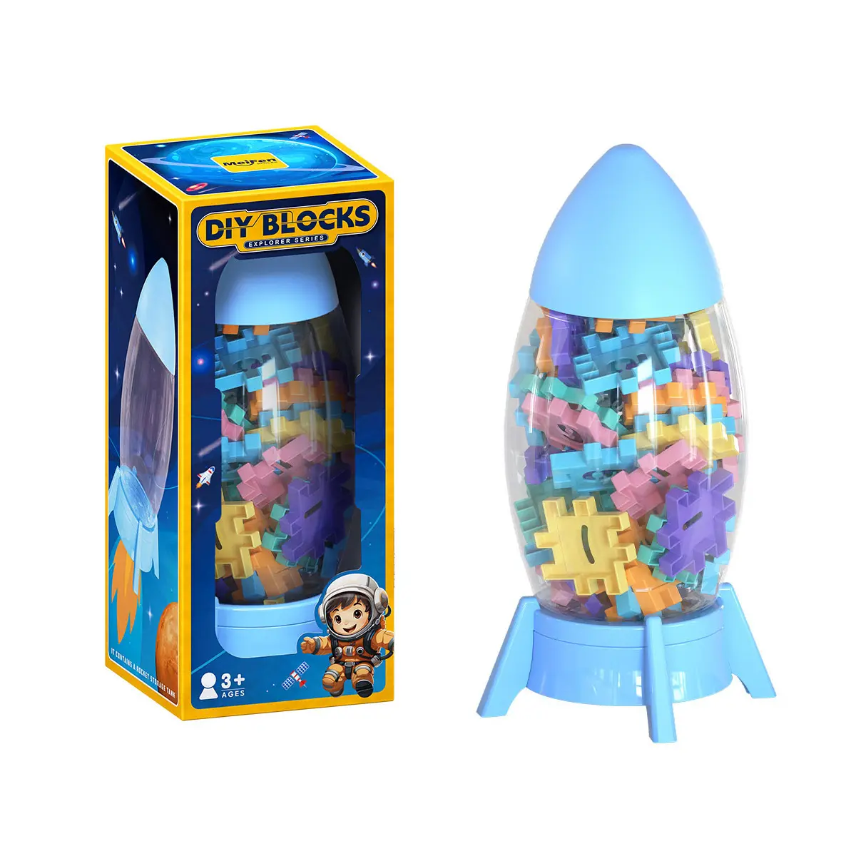 Self Pickup Only--Rocket Building Blocks