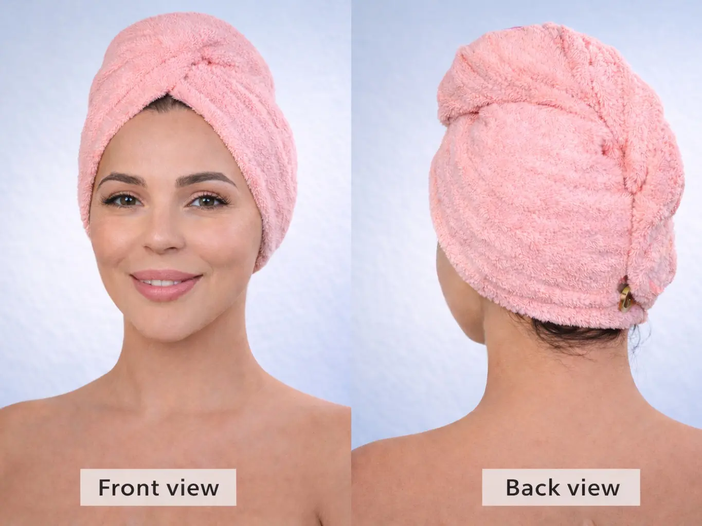 Hair Towel Wrap Microfiber Soft Pack Absorbent drying turbans curly hair well secure easy to use for all age Lightweight Bathroom Reusable breathable Hair Towel Wrap Microfiber Soft Pack Absorbent drying turbans curly hair well secure easy to use for all age Lightweight Bathroom Reusable breathable
