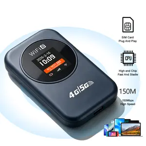 5G/4G LTE Mobile Hotspot,300Mbps,Portable WiFi Hotspot for Travel,Pocket WiFi Device for RV&Outdoor Use,Connect Up to 10 Devices