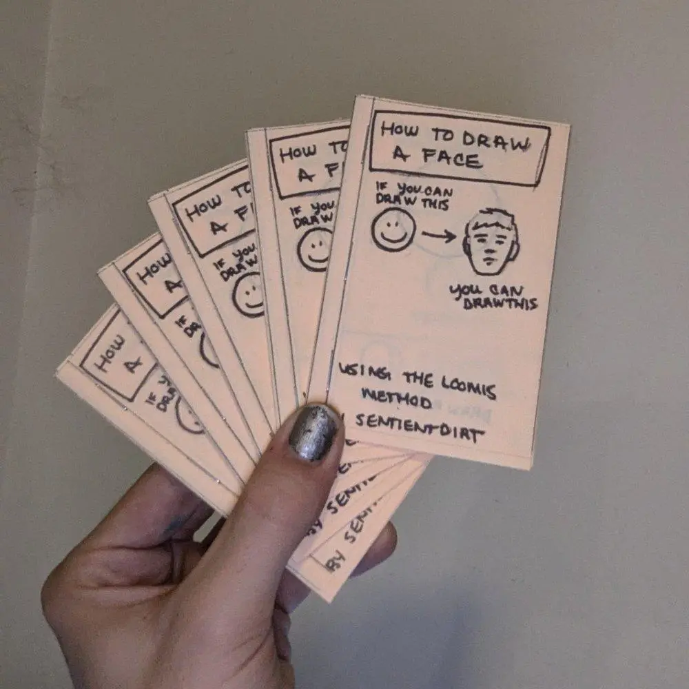 How to Draw a Face Using the Loomis Method - Zine