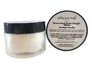 White Soap Dough 4oz Jar