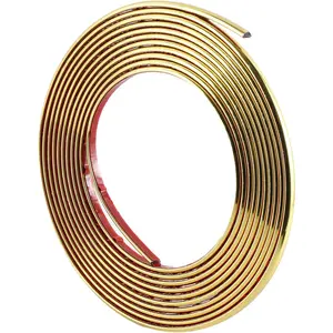 16.4FT Peel and Stick Molding & Wall Trim, Flexible Self-Adhesive Decorative Strip for Tile, Mirror, Ceiling, Floor, Panel, Cabinet