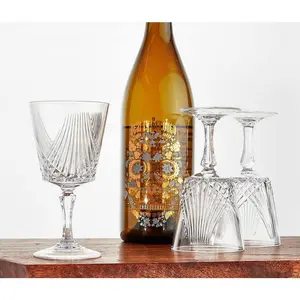Lamour Vintage Small Wine, Sherry Glasses: Set of 3