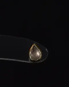 14K Labradorite Pear Shape Stud
