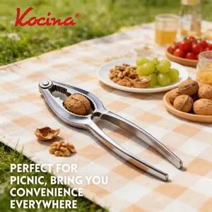 Household kitchen tool — practical lever nutcracker/cracking device, compact, lightweight, a handy helper for cracking nuts