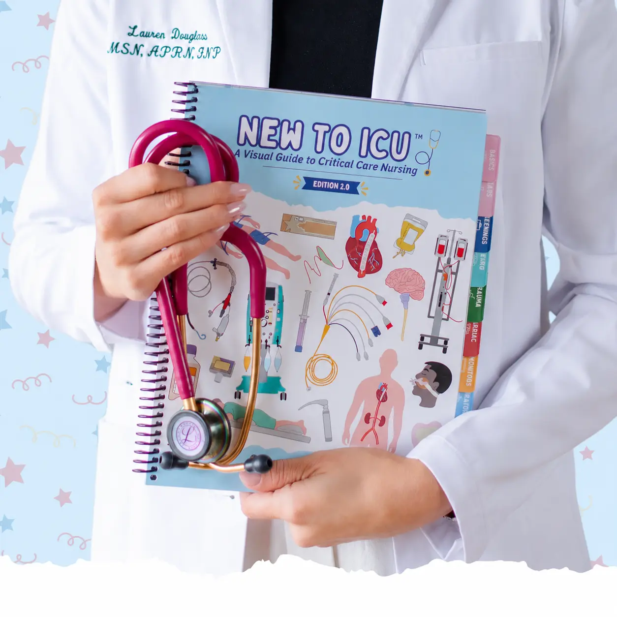 New to ICU 2.0: A Visual Guide to Critical Care Nursing Authentic Latest Edition, ICU Nurse Study Guide, Critical Care Reference for New Grad Nurses