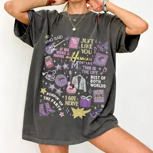 Best of Both Worlds Graphic Retro Pop Star Aesthetic Vintage Y2K Nostalgia Fan Gift Shirt