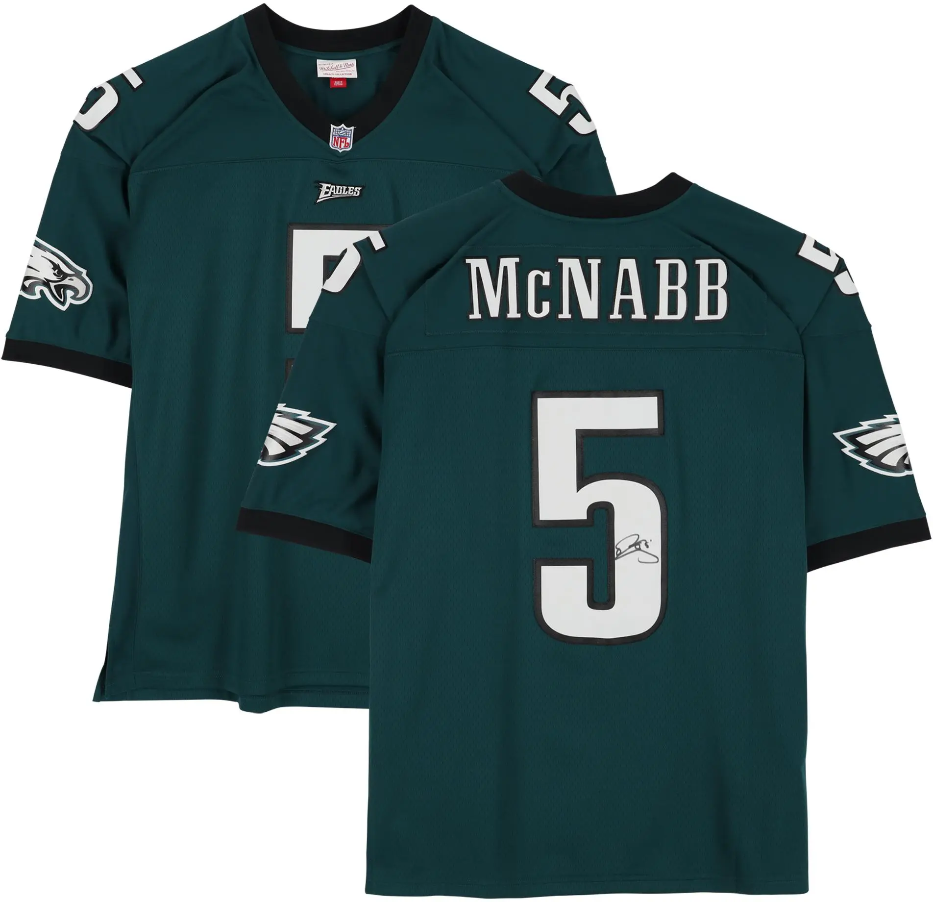 Donovan McNabb Philadelphia Eagles Autographed Mitchell and Ness 1999 Green Replica Jersey - Fanatics Authentic Certified