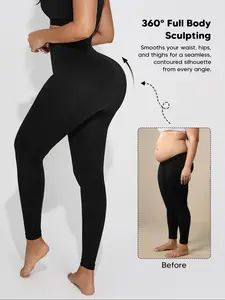Postpartum Tummy Control Leggings for Women – High Waist Compression Shaping Pants with Tummy Tuck Garment, Butt Lifter & Thigh Slimmer, Stretchy Support Leggings for Post Pregnancy Recovery