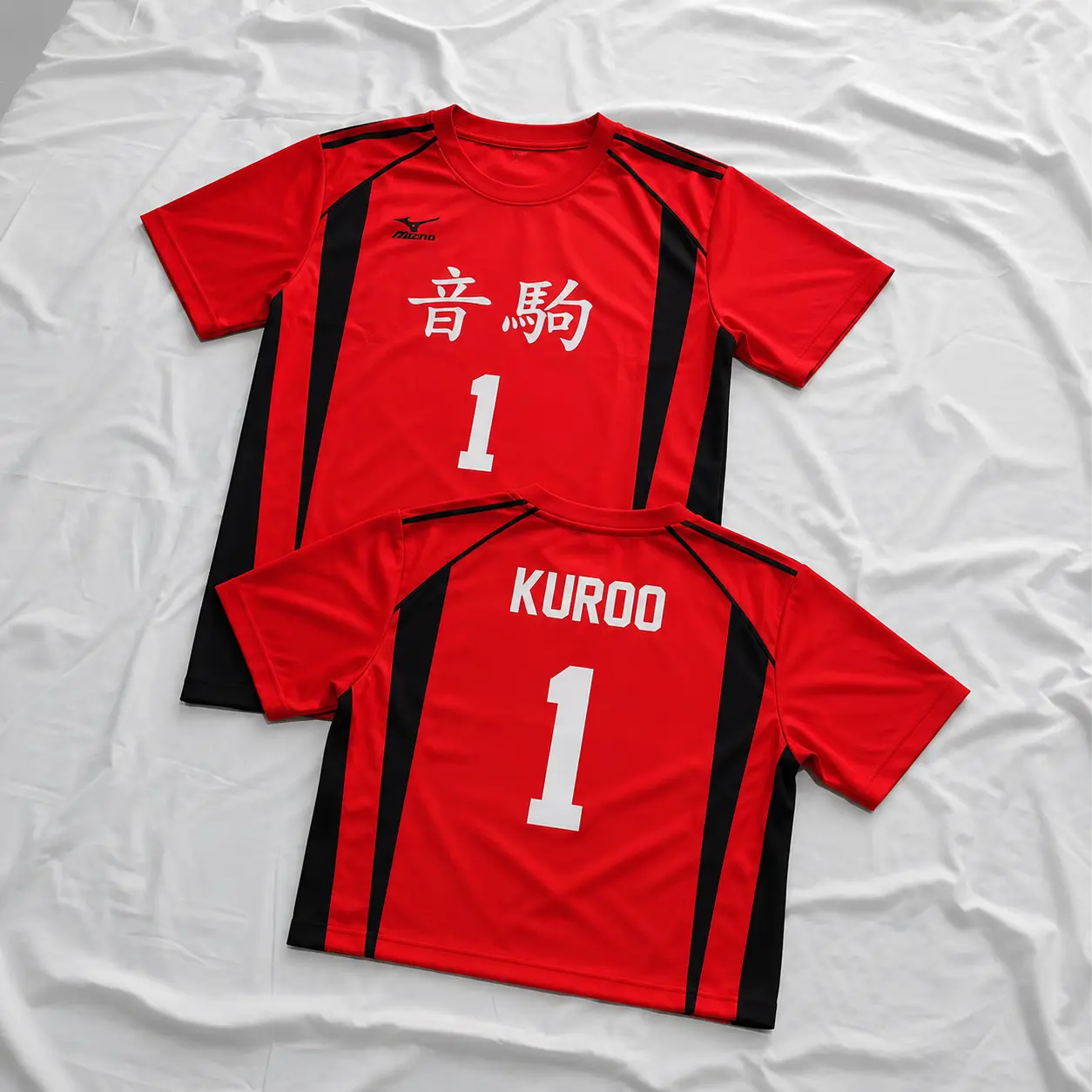 Haikyuu Nekoma High Cosplay Volleyball Jersey Kenma Kuroo Anime Merch, Premium Breathable Athletic T-Shirt Polyester Uniform for Sports, Cosplay, Gift
