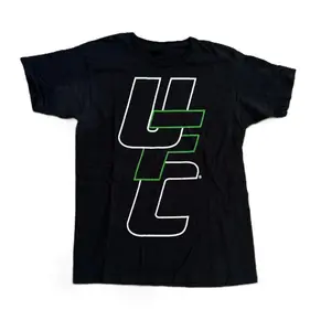 Vintage 2000s UFC T-Shirt, Black and Green Ultimate Fighting Graphic Tee, Retro MMA Combat Sports Streetwear, Crew Neck, Short Sleeve, Cotton, Unisex Gift, Men and Womenswear Top