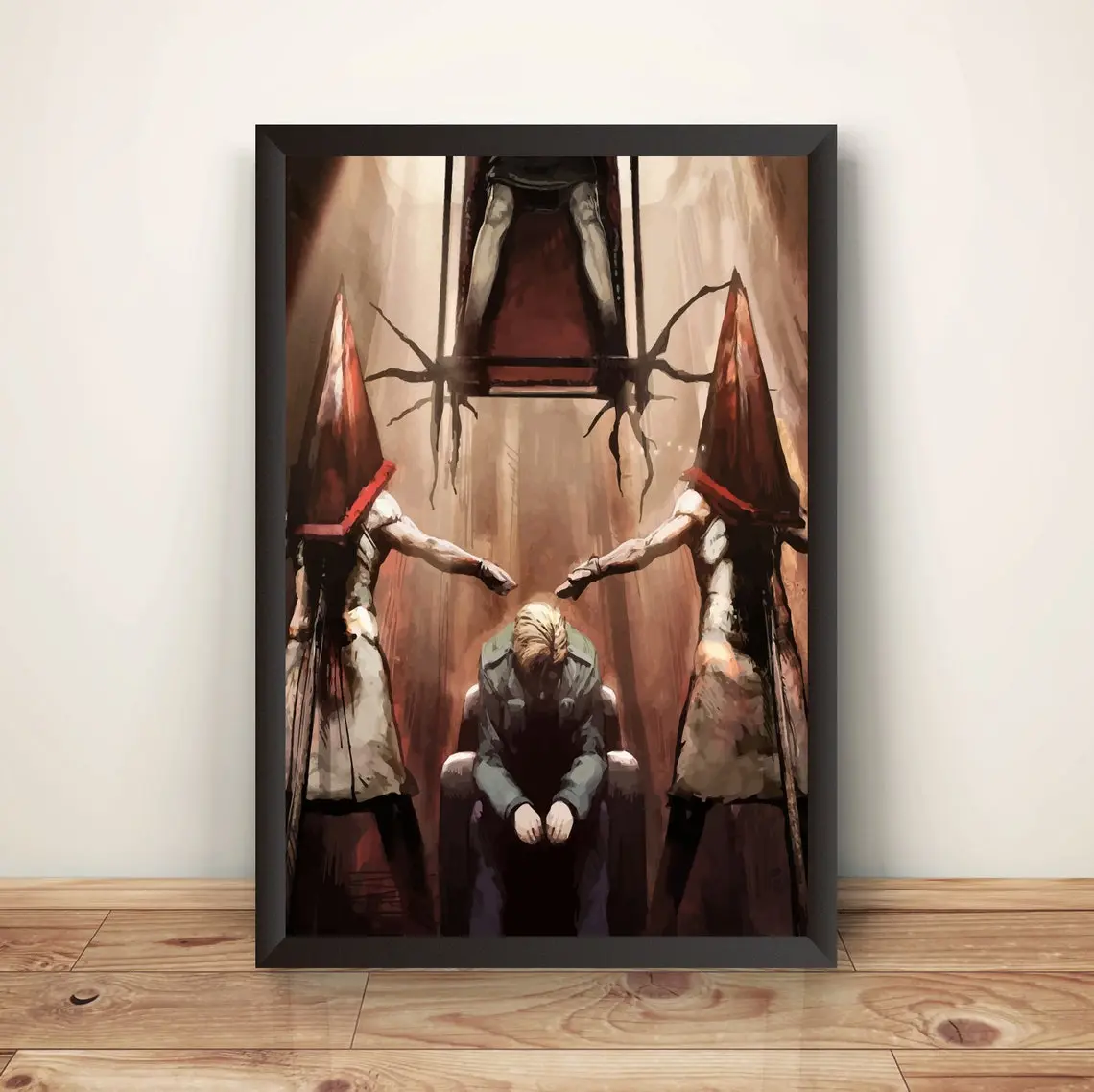 ames Sunderland With Pyramid Head SH2 Premium Poster