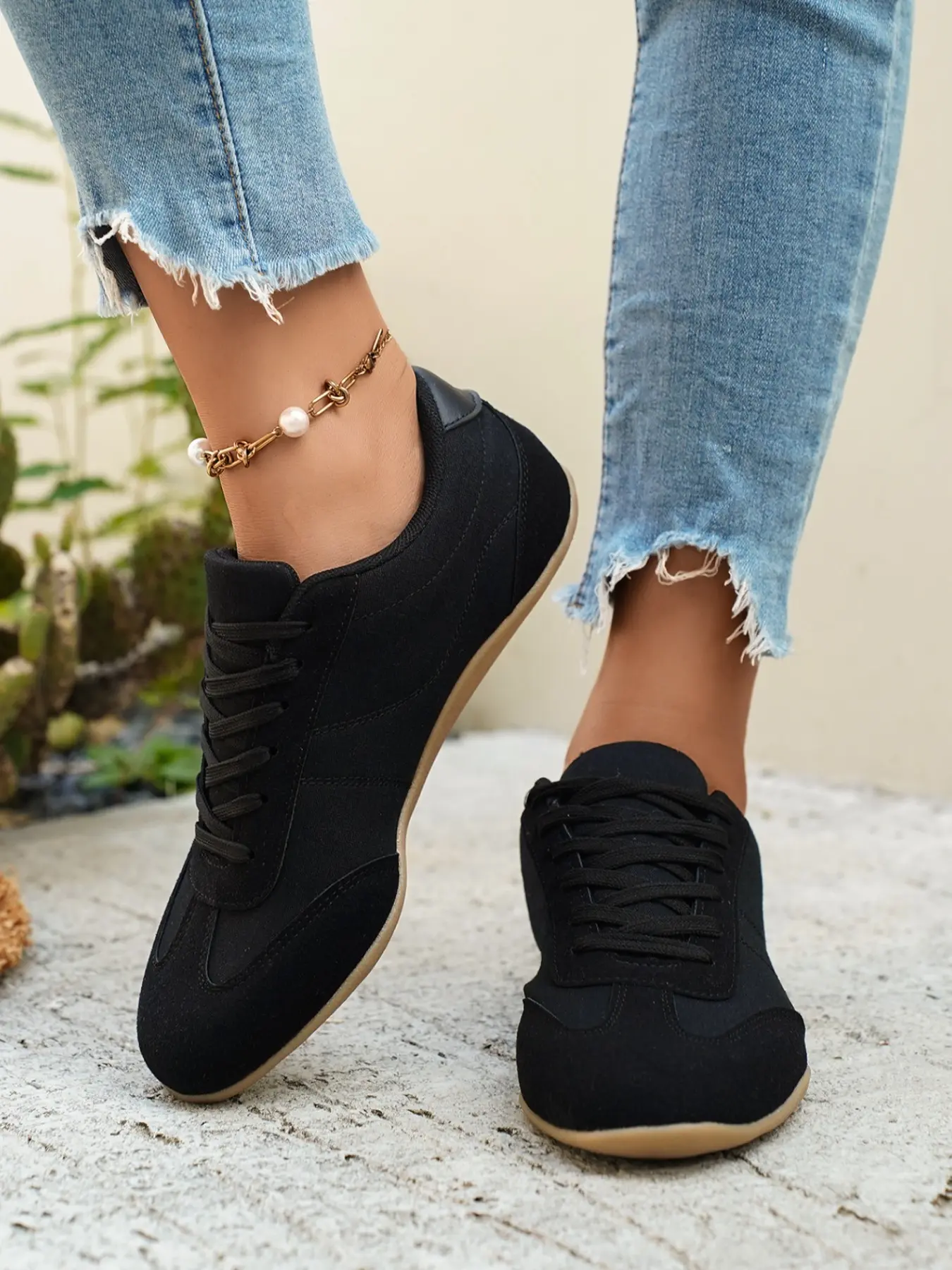 Vintage Trendy Trainers for Women, Fall Winter New Round Toe Lace-Up Low Top Leopard Casual Shoes, Comfortable and Versatile Athletic Sneakers, Casual Fashion Shoes