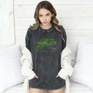 Women's 100% Cotton Crew Neck T-Shirt - Retro Boxy Vintage Washed Oversized Fit Clothes, Casual Short Sleeve Summer Streetwear Top with Pink Bow Back, Bible Verse, Skeleton Meme, Floral Chic Curved Hem, Multi-Wear Quirky 100th School/Time Off Essential