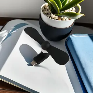 Mini Portable Phone Fan, USB-C (Type-C) Phone Fan, Portable Phone Fan Compatible with iPhone 15, Samsung Galaxy, Google Pixel-Motorola Moto, iPad, Phone Cooling Fan