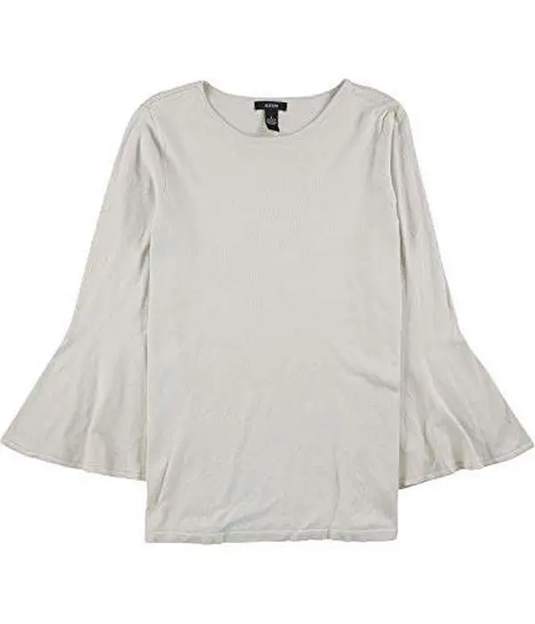 Alfani Womens Bell Sleeve Knit Sweater, Beige