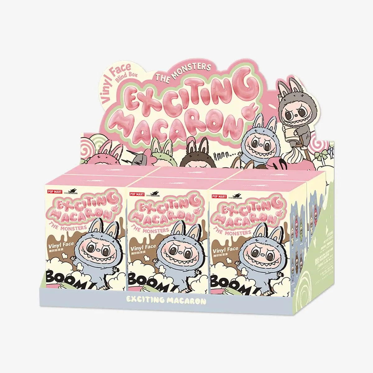 (DAREN002)THE MONSTERS - Exciting Macaron Vinyl Face Blind Box