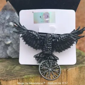 Black Raven Norse Hair Barrette