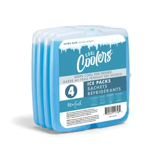 Fit & Fresh 336FF Cool Coolers Ice Packs 4pk - Blue